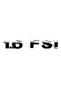 حروف كروم لصندوق السيارة 1.6 FSI متوافقة مع جولف 5 2003>2008