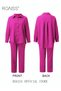Ladies 2 Piece Suit Comfortable Cotton Linen, for Daily Commute - Shirt and Wide Leg Pants Set with - 7