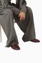 Finn Burgundy Suede Slip-On Loafers, Stylish and Elegant Design with Tassel Detail - 2