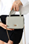 Mint Green Women's Bag with Chain Strap, Small Size Box Model, Shoulder and Hand Bag for Occasions - 4