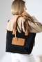Black Women's Bag Large Size with Color Options - 6
