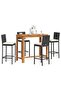 Garden Bar Set | Black and Cream White