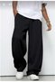 Men's Baggy Sweatpants 2 Thread Wide Leg Full Fit 22096 - 4