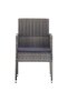 5 Piece Garden Dining Set Grey - 4