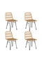 5 Piece Garden Dining Set Poly Rattan - 2