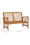 2 Piece Garden Lounge Set Solid Acacia Wood - 3
