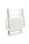 3 Piece Folding Bistro Set Plastic White - 7