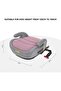 I-Size Booster Seat for Car with ISOFIX, 125-150cm (Group 2/3, 6-12 Years), Pink - 6