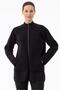 Cardigan with Pockets and Hair Braided Zipper Black - 3