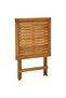 3 Piece Folding Bistro Set with Cushions Solid Acacia Wood - 5