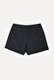 Women's Black Wrap Mini Skirt - 5