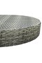 5 Piece Garden Bar Set with Cushions Poly Rattan Grey - 6