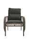 4 Piece Garden Sofa Set with Cushions Grey Poly Rattan - 7