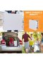 Akten 120cm Rectangular Folding Table, Plastic, White - 4