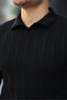 Men's Polo Neck Thick Ribbed Knit Sweater - 3