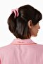 3 Pieces Cotton Pink Ruffle Pajama Set Elegant Detailed Luxury Design - 4
