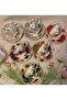 Leya Porcelain Hand Painted Coffee Cup Set