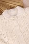 Ecru Knitted Bodysuit Knitwear 3-Piece Baby Set - 2