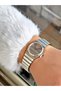 Steel Band Steel Case 5 Atm Water Resistant Silver-Copper Color Women Wristwatch S04469 - 2