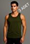 Green 3-Pack 100% Cotton Combed Classic Tank Top for Men – Breathable, Comfortable Fit, Casual