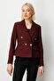Double-Breasted Collar Cashmere Jacket 5069