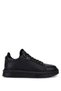 Men's Black Leather Sneakers & Sports Shoes