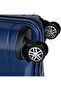 Suitcase Hard Shell Luggage Lightweight Polypropylene Quiet Double Wheels TSA Lock B0011 (Ch - 6