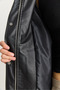 Women's Black Oversize Zippered Large Pocket Detailed Lined Faux Leather Jacket 3130 60283559 - 7