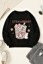 3 Yarn Combed Cotton Strawberry Printed Unisex Children's Sweat