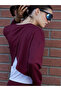 Zero Roba Collar Modal Blended Women's Sweatshirt from Uzg Store for Style Enthusiasts