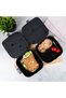 Compartmented Lunch Box 2x700ml black - 4