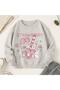 3 Yarn Combed Cotton Strawberry Printed Unisex Children's Sweat