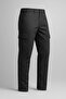 Men's High Waist Cargo Pocket Smoked Baggy Pants - 6