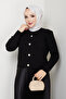 Women's Buttoned Front Knitwear Cardigan Pleated Skirt Set - 4