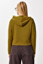 Hooded Soft Modal Sweatshirt Lzv0030 Oil Green - 5