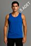 Blue 5-Pack 100% Cotton Combed Classic Men's Tank Tops – Breathable, Comfortable Fit, Casual