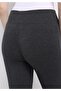 Slim Fit Women's Anthracite Knitted Leggings - 6