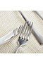 Shams 24-Pc Stainless Steel Cutlery Set – Premium Forks, Knives & Spoons, Serves 6, Elegant Design - 7
