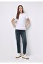 Straight Fit Women's Indigo Jean Trousers - 3