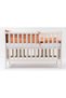 6-piece bedding set for cot, Brown - 4