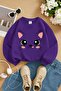 Kedi̇ci̇k Printed Unisex Children's Sweat