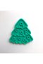 Fun Christmas Tree Cookie Mold |   Ideal for Children |   Patterned Dough Stamp - 6