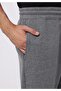 Loose Fit Mid-Waist Straight Men's Anthracite Sweatpants - 5