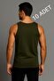 Green 10-Pack 100% Cotton Combed Classic Tank Top for Men – Breathable, Comfortable Fit, Casual - 2