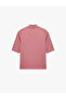 Slim Fit Cotton 3/4 Sleeve Stand Collar T-Shirt - 6