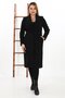 Women's Black Trench Coat - 2