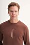 Slim Fit Seasonal 3 Thread Cotton Blended Sweatshirt-54185 - 2