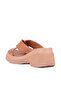 Tan genuine leather women's slipper 26125by22964013 - 4