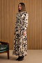 Patterned Side Tie Blouse - 3