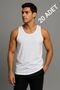 White 20-Pack 100% Cotton Combed Classic Tank Top for Men – Breathable, Comfortable Fit, Casual - 4